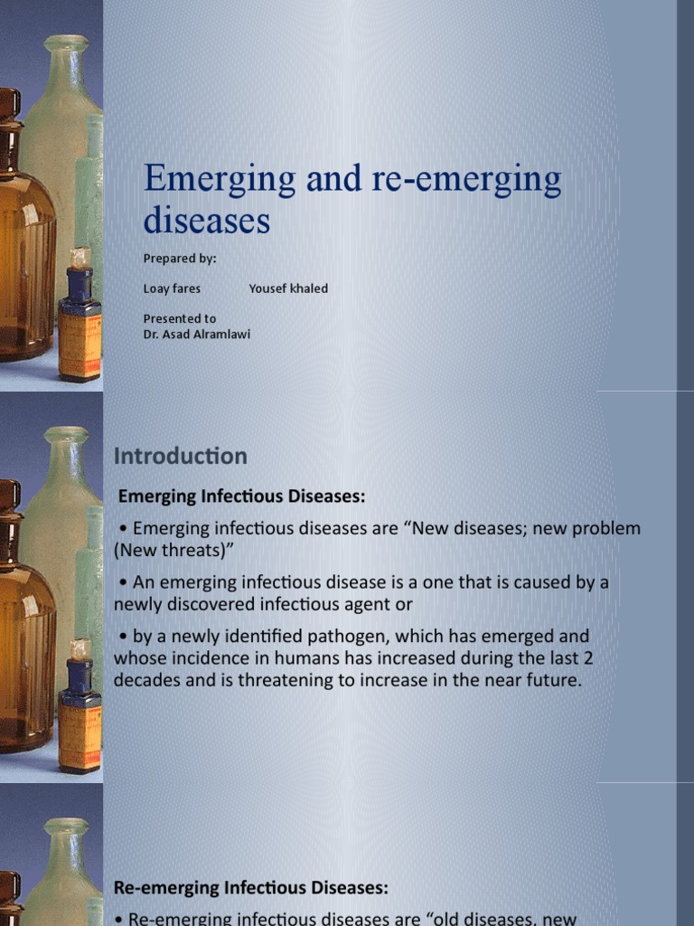 Emerging and Re-Emerging Diseases | PDF | Influenza A Virus Subtype H5 ...