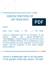 Greek Writers of Mythology
