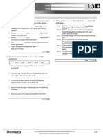 B1PLUS UNIT 3 Test Standard