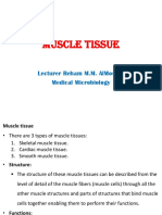 Muscle Tissue: Lecturer Reham M.M. Almosawi Medical Microbiology