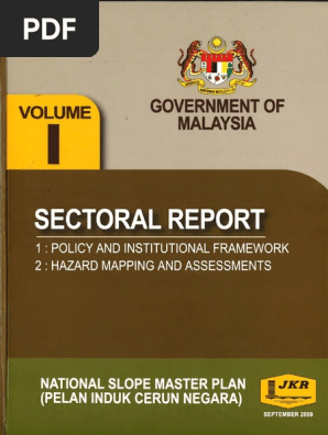 Sectoral Report Volume 1 Pdf Disaster Risk Reduction Emergency Management