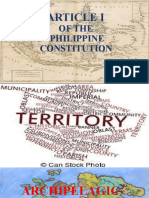 Article I: of The Philippine Constitution