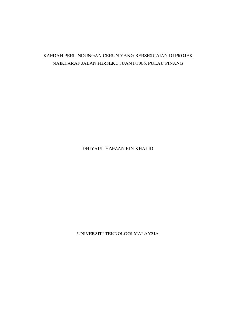 dhiyaulhafzanSX150348KAWS05D20ttt PDF | PDF | Thesis | Nature