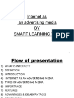 Internet As An Advertising Media BY Smart Learning Way