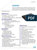 ZXA10 F821 PON MDU Datasheet PDF