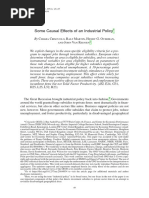 Some Causal Effects of An Industrial Policy: American Economic Review 2019, 109 (1) : 48-85