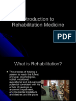 Introduction To Rehabilitation Medicine