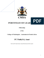 Portfolio of Learning: FC Path (SA) Anat