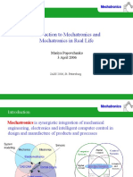 Introduction To Mechatronics and Mechatronics in Real Life: Mariya Popovchenko 3 April 2006