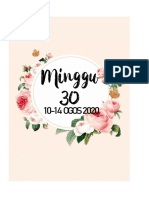 Minggu 30