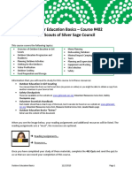 Outdoor Education Basics 402 Self Study PDF