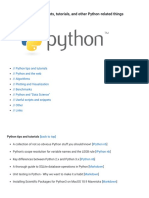 Python tips and tutorials collection