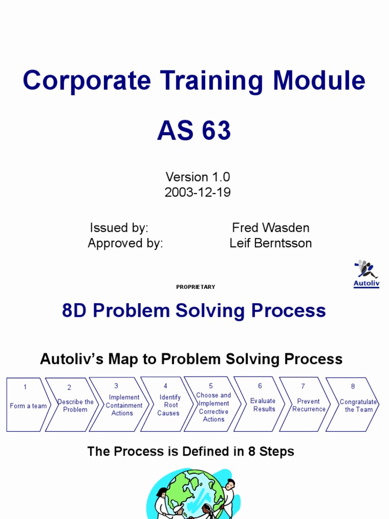 8D Problem Solving Process Guide | PDF | Business