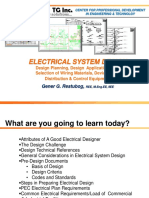 Electrical System Design Lec 1 PDF