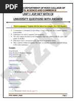 University Questions With Answer: B.SC - It/Cs Department of Rizvi College of Arts, Science and Commerce