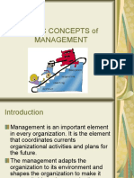 BASIC MANAGEMENT CONCEPTS