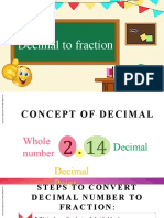 Decimal To Fraction