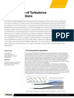 The Challenge of Turbulence in CFD Simulations: Application Brief