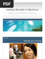 Instilling Morality in Machines