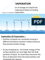 Evaporation