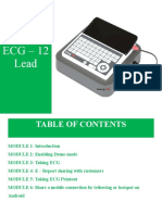 Set up and take ECG with VCardia device