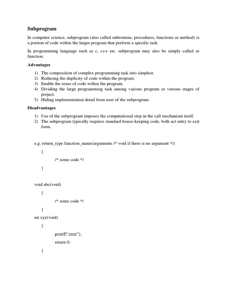 4 PDF | PDF | Subroutine | Control Flow