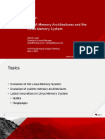 NUMA Memory Architectures and The Linux Memory System