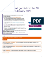 How To Import Goods From The EU Into GB From January 2021