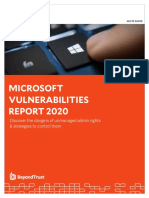 Microsoft Vulnerabilities Report 2020 PDF