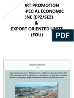 Export Promotion Zones and Units: EPZ, SEZ, EOU (38