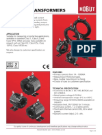 Ring Type Current Transformers: Description