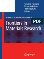 Frontiers in Materials Research