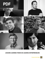 Lessons Learned From Six Leading Entre Lessons Learned From Six Leading Entrepre Preneurs