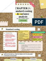 Standard Costing & Variance Analysis: Nur Anis Izzati BT Ismail !