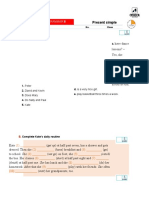 Present Simple: Fast Worksheet Grammar 8