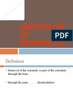 Amputation of Extremities