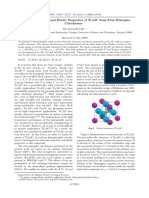 Electronic Structure and Elastic Properties of Ti Alc From First-Principles Calculations