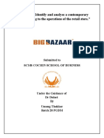 A Report On Big Bazaar