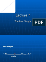 Lecture 7 Past Simple.ppt