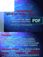 Lecture 1. Introduction To A Gricultural P Ollution C Ontrol