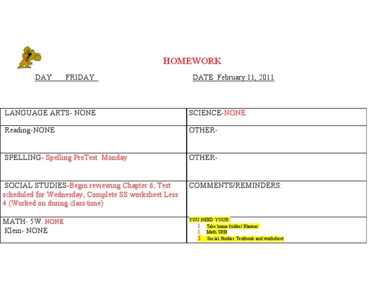 Homework | PDF