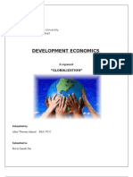 Development Economics: Bahria University Islamabad