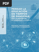 Pensar La Educacion en Tiempos de Pandemia