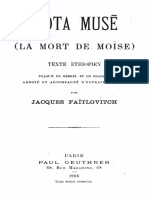 Ethiopian Mota Muse - La Mort de Moise (Jacques Faitlovitch 1906)