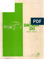 Datsun 310 Service Manual