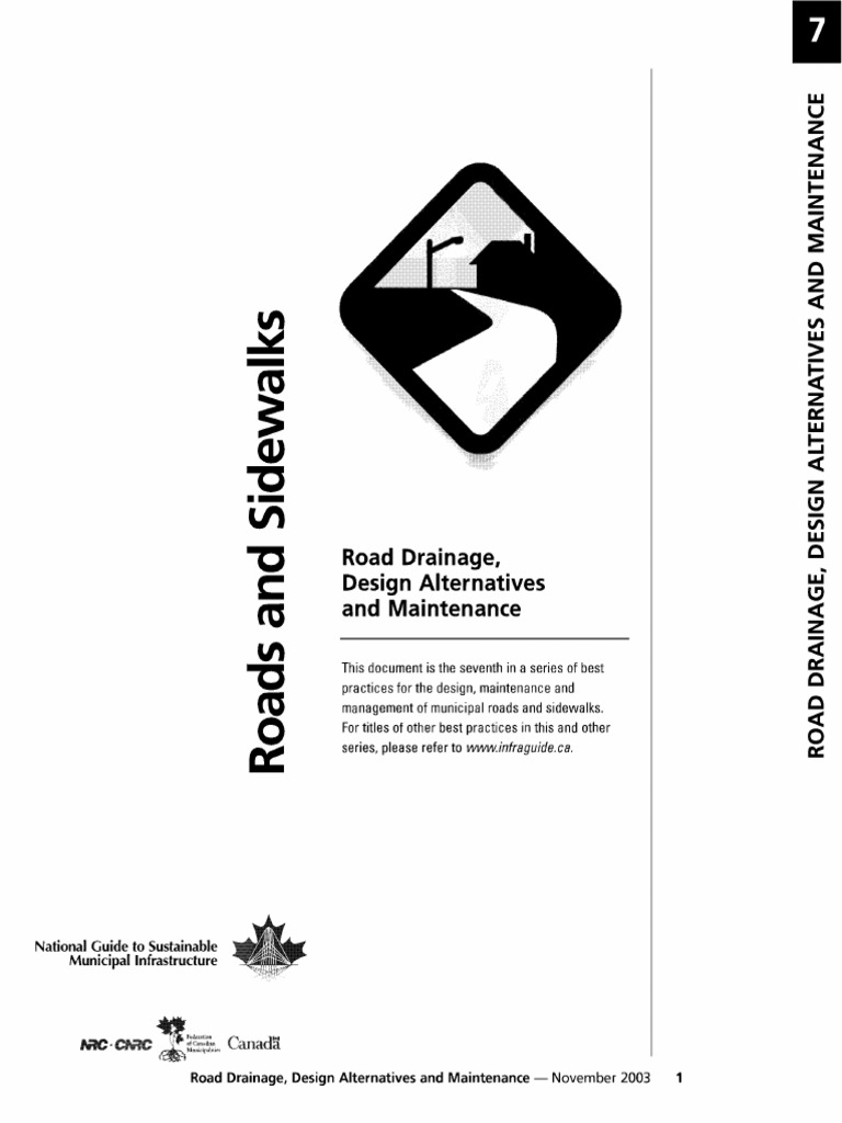 Infraguide Road Drainage Design PDF | PDF | Surface Runoff | Road