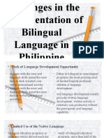 Challenges in Bilingual Language - Eng 5 Nov. 5