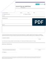 Solicitud de Prótesis PDF