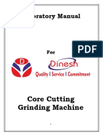 Laboratory Manual: Core Cutting Grinding Machine