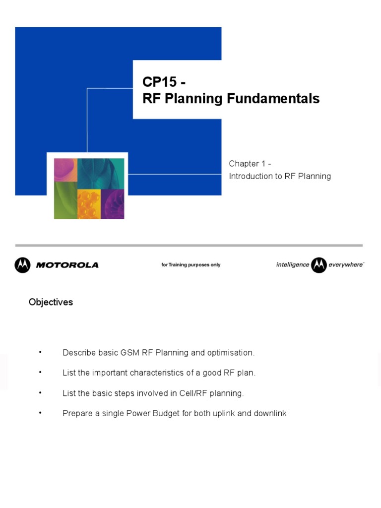 RF Planning Fundamentals Overview | PDF | Telecommunications ...